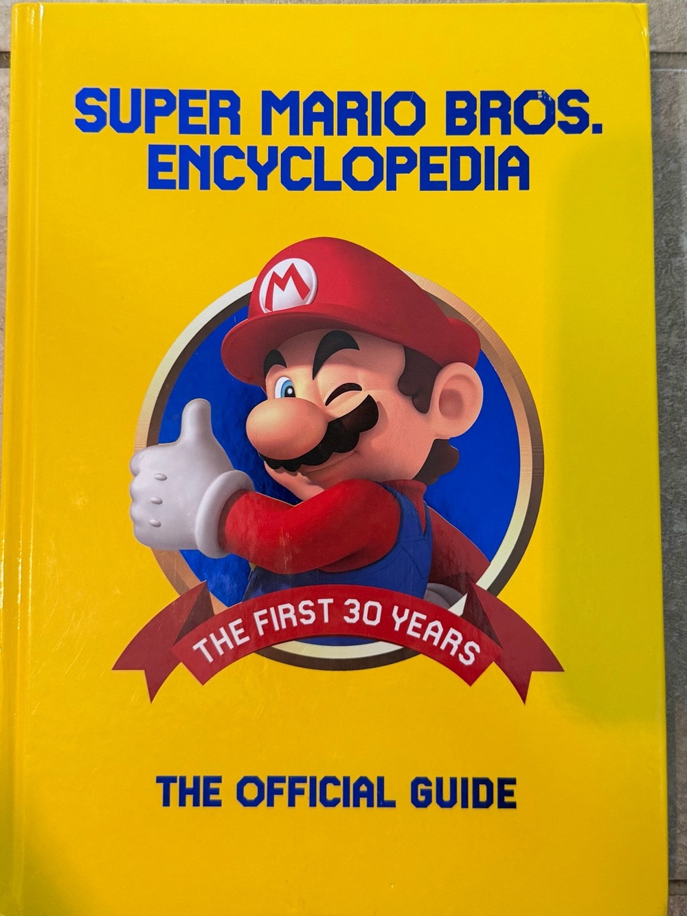 Super Mario Bros. Encyclopedia - Yellow Cover Great Condition Mario